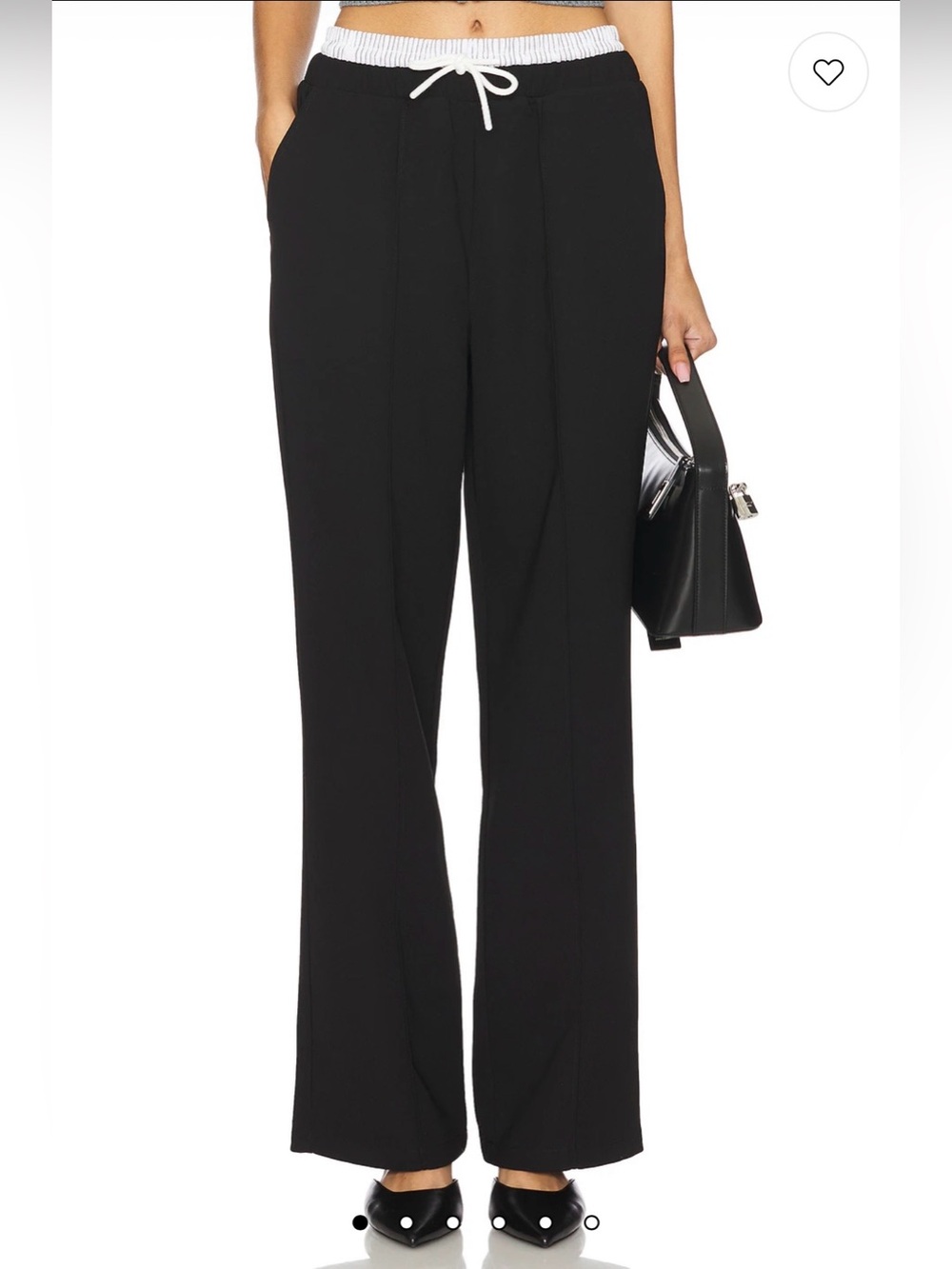 4th & Reckless 
Bianaca Contrast Waist Trousers 
Size US L